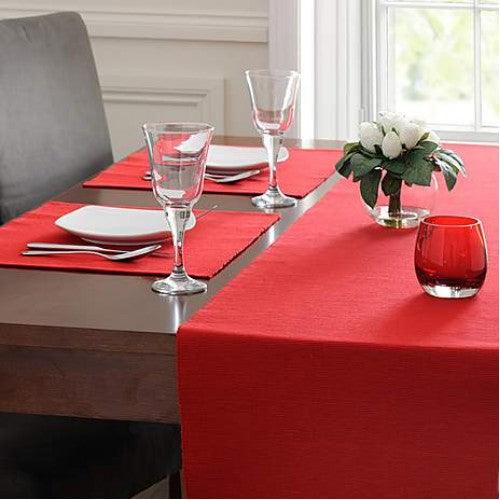 Cotton Dinning Set - Red