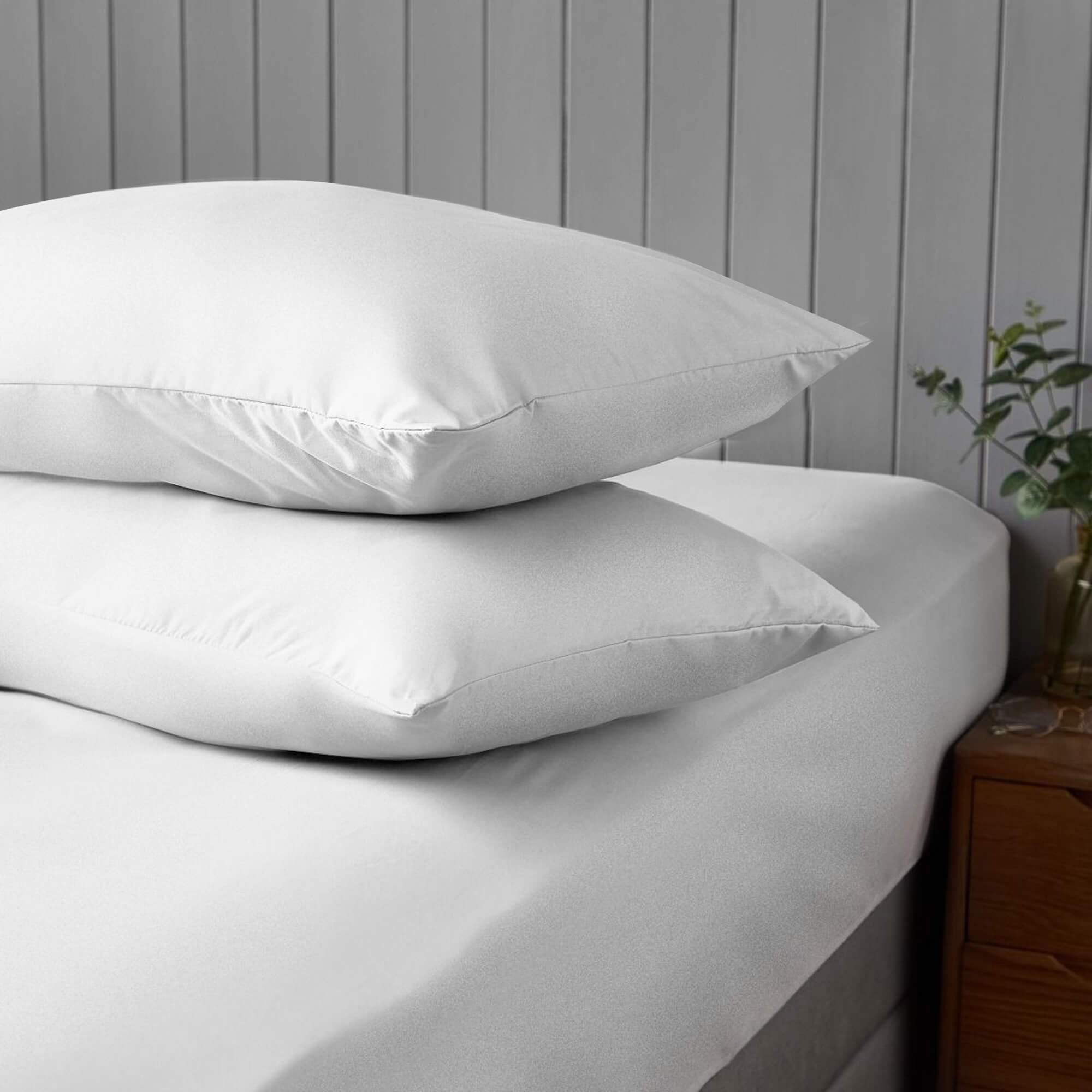 Envelope Soft Cotton Bed Pillow Covers-Pair